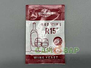 Дрожжи винные BeerVingem Red Wine R15 5г/25л