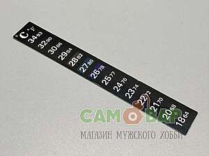 Термометр измеритель полоска-стикер 18-34С