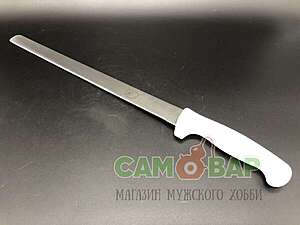 Нож для бисквита 33см зубчики  сталь/пластик