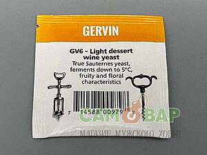 Дрожжи винные Gervin GV6 Light Dessert Wine